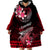 Hawaii Wearable Blanket Hoodie Polynesian Shark with Kakau Red Version LT01 - Polynesian Pride