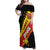 Custom PNG Family Matching Off Shoulder Maxi Dress and Hawaiian Shirt The Kumuls Are On A Roll