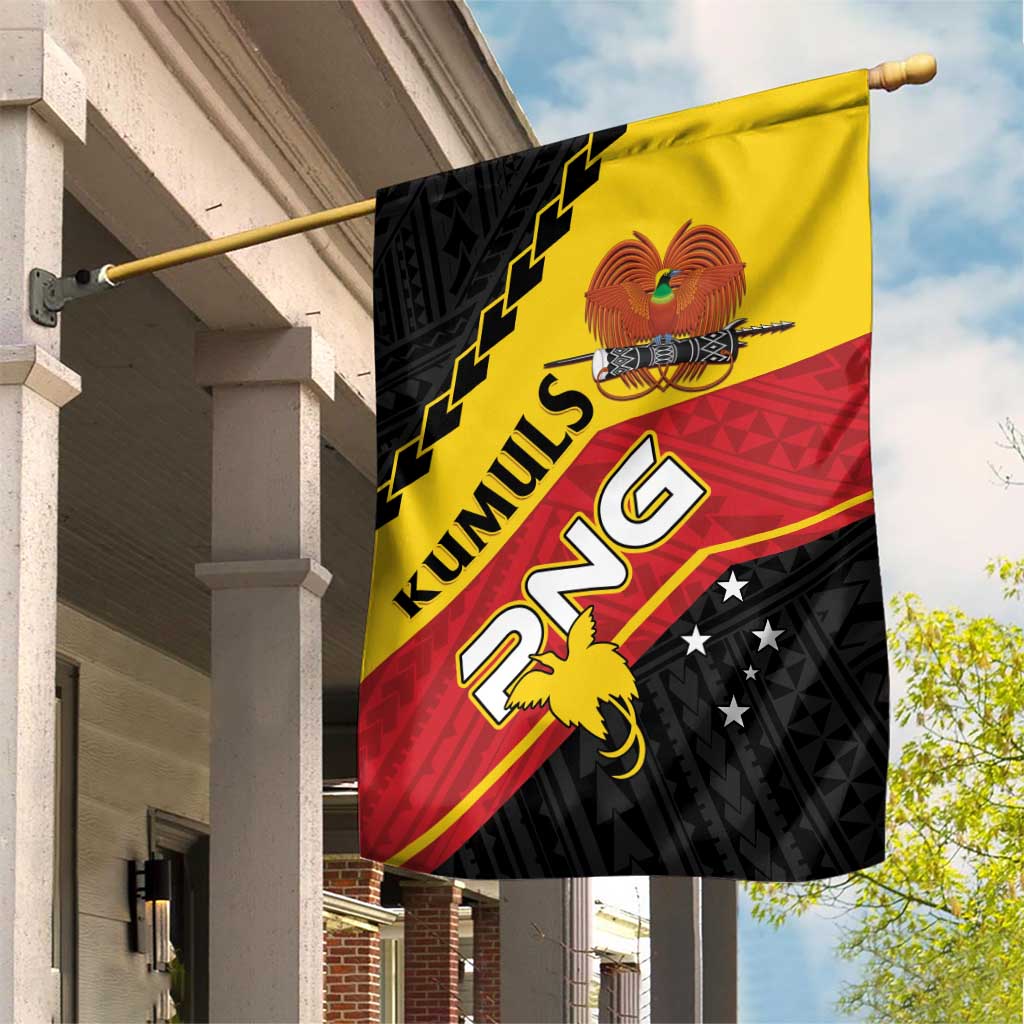 PNG Garden Flag The Kumuls Are On A Roll LT01 House Flag Black - Polynesian Pride