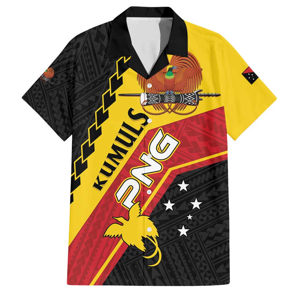 Custom PNG Hawaiian Shirt The Kumuls Are On A Roll LT01 Black - Polynesian Pride