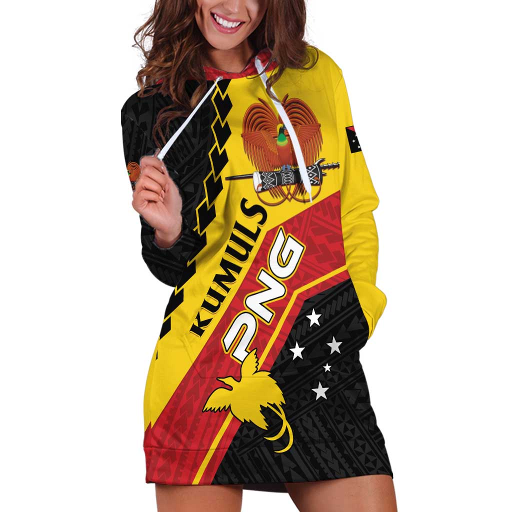 Custom PNG Hoodie Dress The Kumuls Are On A Roll LT01 Black - Polynesian Pride