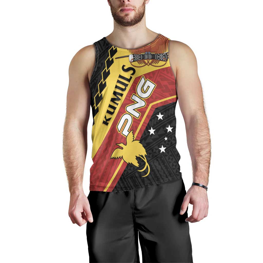 Custom PNG Men Tank Top The Kumuls Are On A Roll LT01 - Polynesian Pride