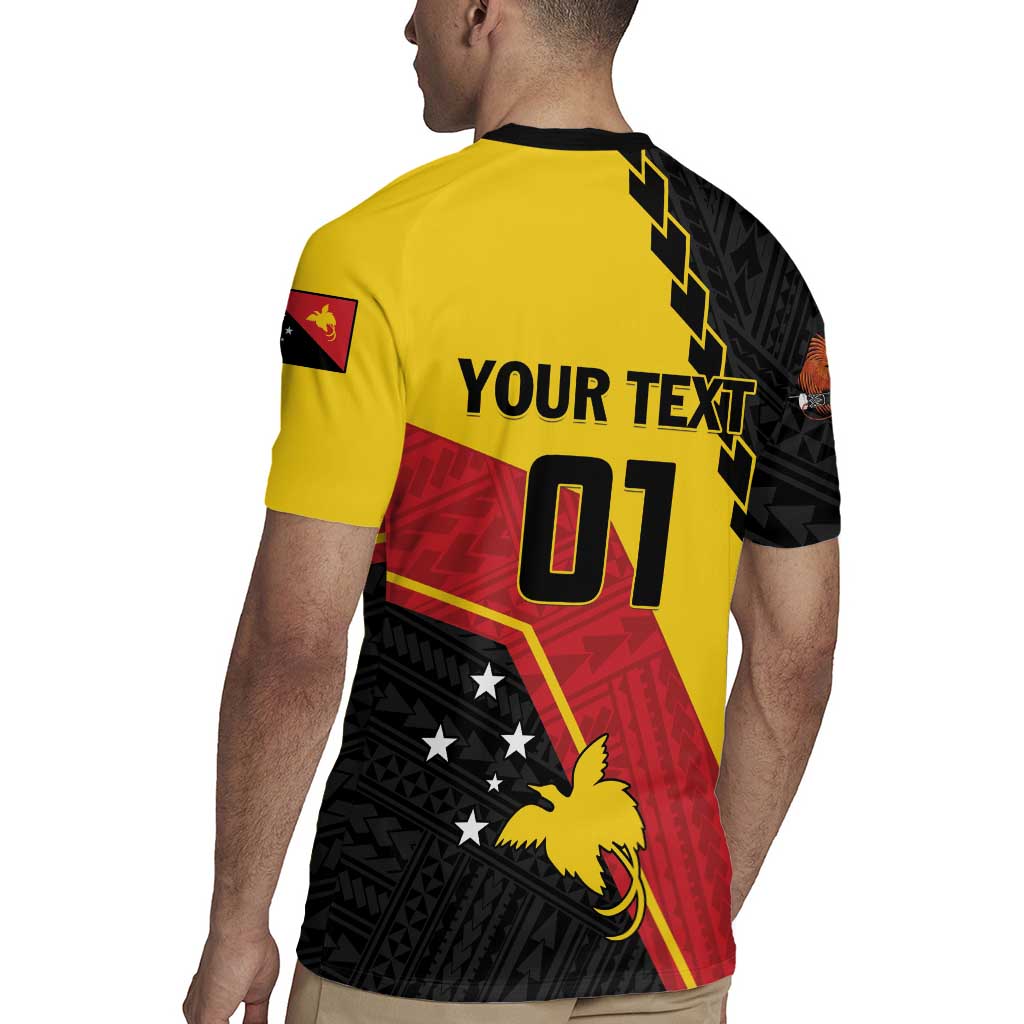 Custom PNG Rugby Jersey The Kumuls Are On A Roll LT01 - Polynesian Pride