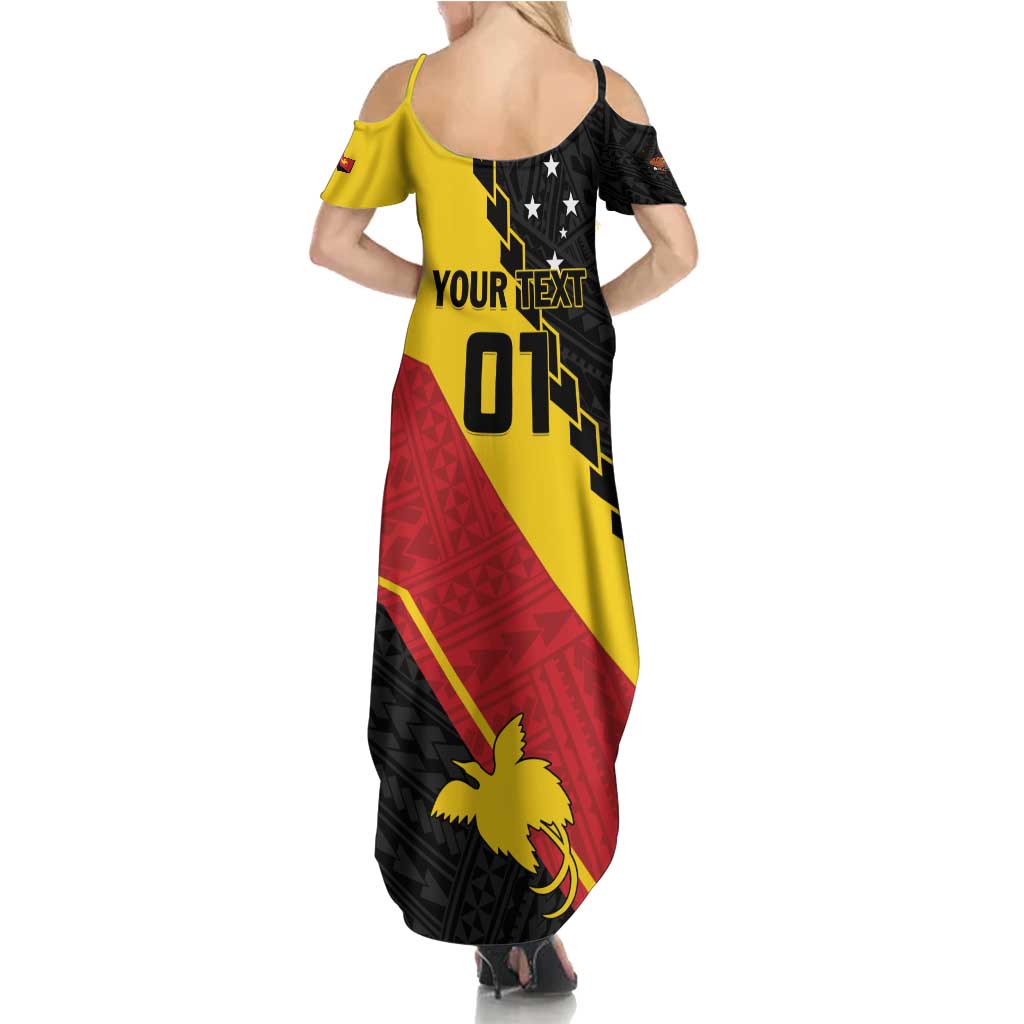 Custom PNG Summer Maxi Dress The Kumuls Are On A Roll LT01 - Polynesian Pride