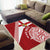 Tonga Rugby Mate Maa Area Rug Ngatu Pattern