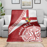 Tonga Rugby Mate Maa Blanket Ngatu Pattern LT01 - Polynesian Pride