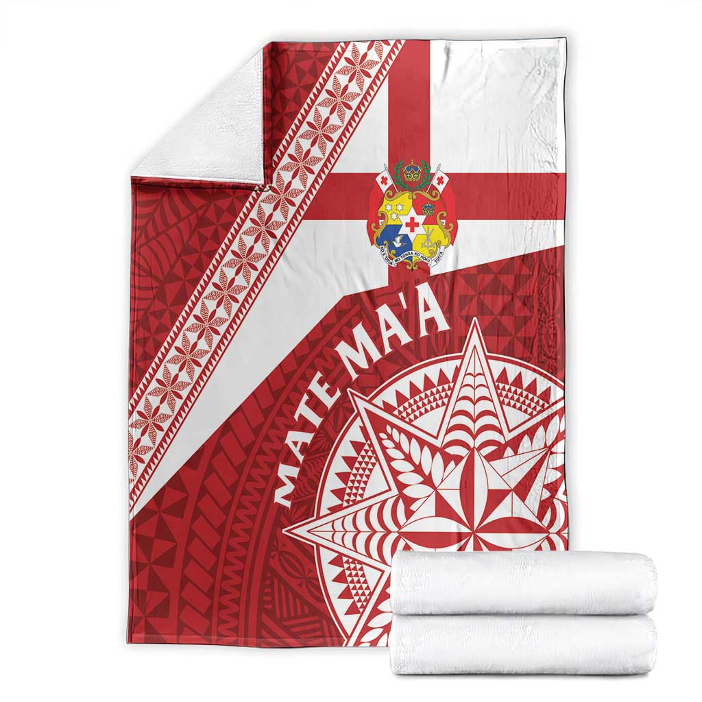 Tonga Rugby Mate Maa Blanket Ngatu Pattern LT01 - Polynesian Pride