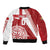 Custom Tonga Rugby Mate Maa Bomber Jacket Ngatu Pattern