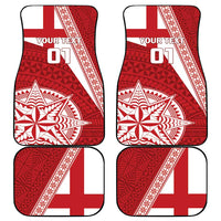 Tonga Rugby Mate Maa Car Mats Ngatu Pattern LT01 - Polynesian Pride