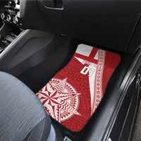 Tonga Rugby Mate Maa Car Mats Ngatu Pattern LT01 - Polynesian Pride