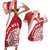 Custom Tonga Rugby Mate Maa Couples Matching Short Sleeve Bodycon Dress and Hawaiian Shirt Ngatu Pattern