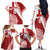 Custom Tonga Rugby Mate Maa Family Matching Off The Shoulder Long Sleeve Dress and Hawaiian Shirt Ngatu Pattern