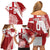 Custom Tonga Rugby Mate Maa Family Matching Off Shoulder Short Dress and Hawaiian Shirt Ngatu Pattern