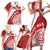 Custom Tonga Rugby Mate Maa Family Matching Short Sleeve Bodycon Dress and Hawaiian Shirt Ngatu Pattern