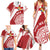 Custom Tonga Rugby Mate Maa Family Matching Summer Maxi Dress and Hawaiian Shirt Ngatu Pattern