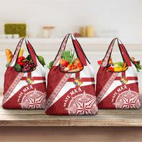 Tonga Rugby Mate Maa Grocery Bag Ngatu Pattern