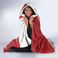 Tonga Rugby Mate Maa Hooded Blanket Ngatu Pattern LT01 - Polynesian Pride