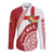 Custom Tonga Rugby Mate Maa Long Sleeve Button Shirt Ngatu Pattern