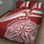 Tonga Rugby Mate Maa Quilt Bed Set Ngatu Pattern