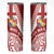 Tonga Rugby Mate Maa Skinny Tumbler Ngatu Pattern