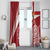 Tonga Rugby Mate Maa Window Curtain Ngatu Pattern