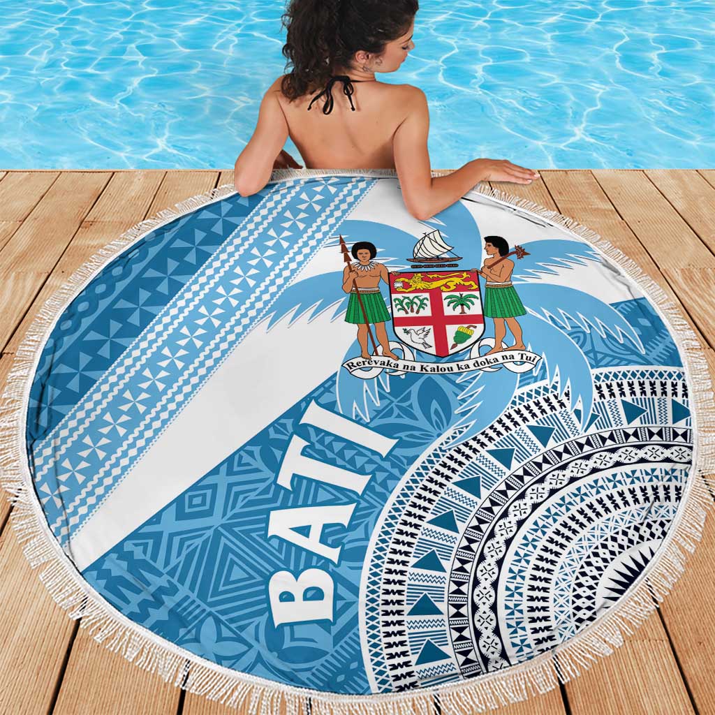 Fiji Rugby Bati Beach Blanket Tapa Pattern