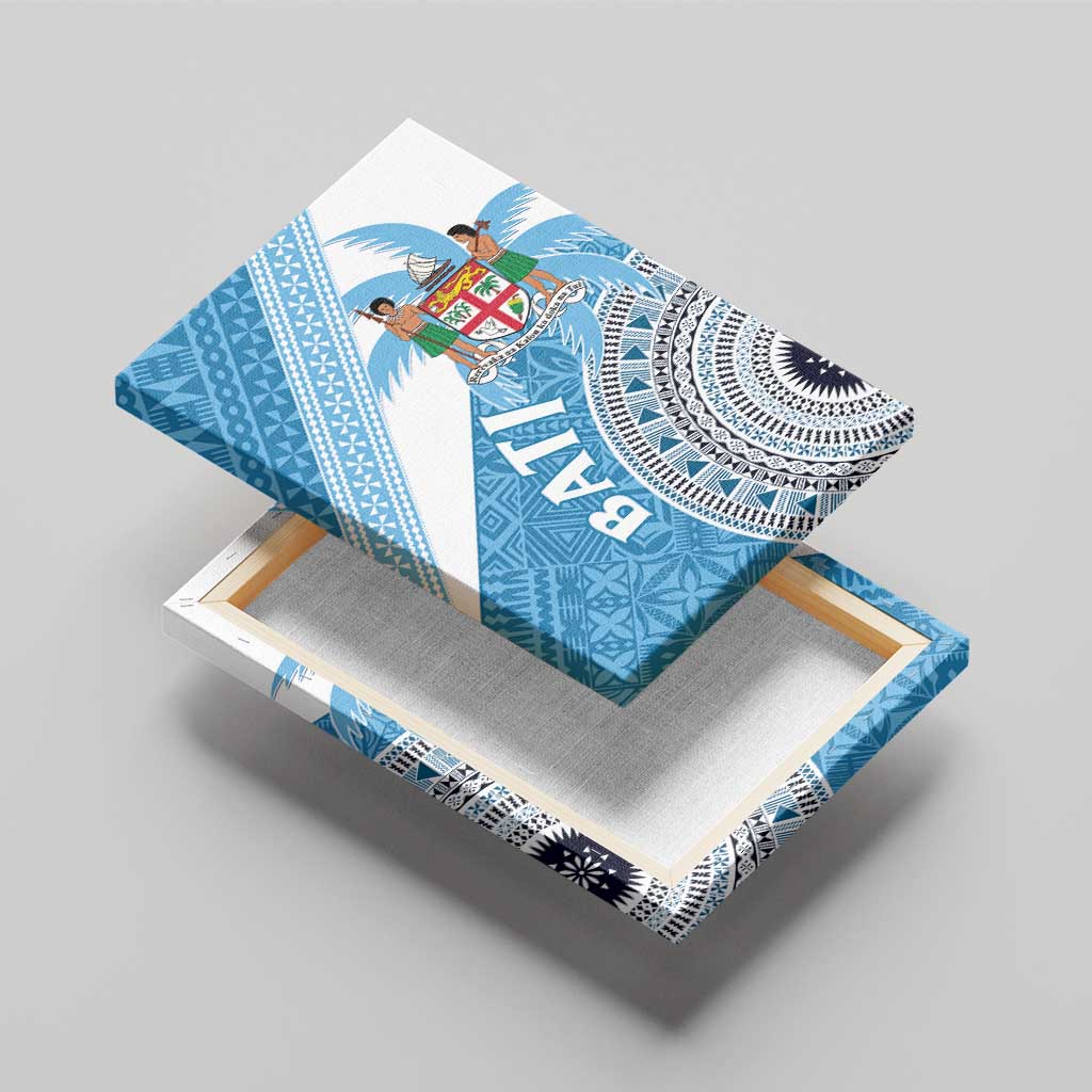 Fiji Rugby Bati Canvas Wall Art Tapa Pattern LT01 - Polynesian Pride