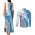 Custom Fiji Rugby Bati Couples Matching Tank Maxi Dress and Long Sleeve Button Shirt Tapa Pattern