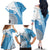 Custom Fiji Rugby Bati Family Matching Off The Shoulder Long Sleeve Dress and Hawaiian Shirt Tapa Pattern