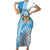 Custom Fiji Rugby Bati Family Matching Short Sleeve Bodycon Dress and Hawaiian Shirt Tapa Pattern