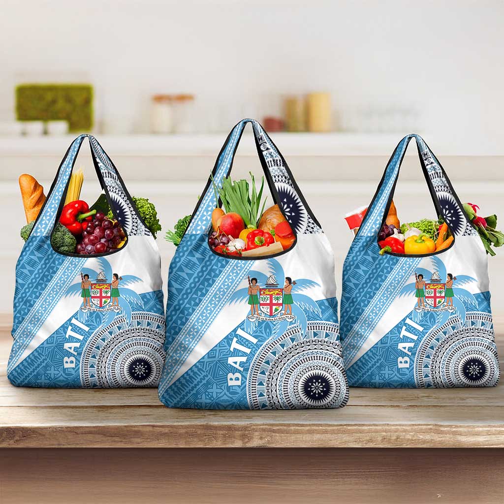 Fiji Rugby Bati Grocery Bag Tapa Pattern