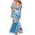 Custom Fiji Rugby Bati Mermaid Dress Tapa Pattern