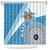 Fiji Rugby Bati Shower Curtain Tapa Pattern