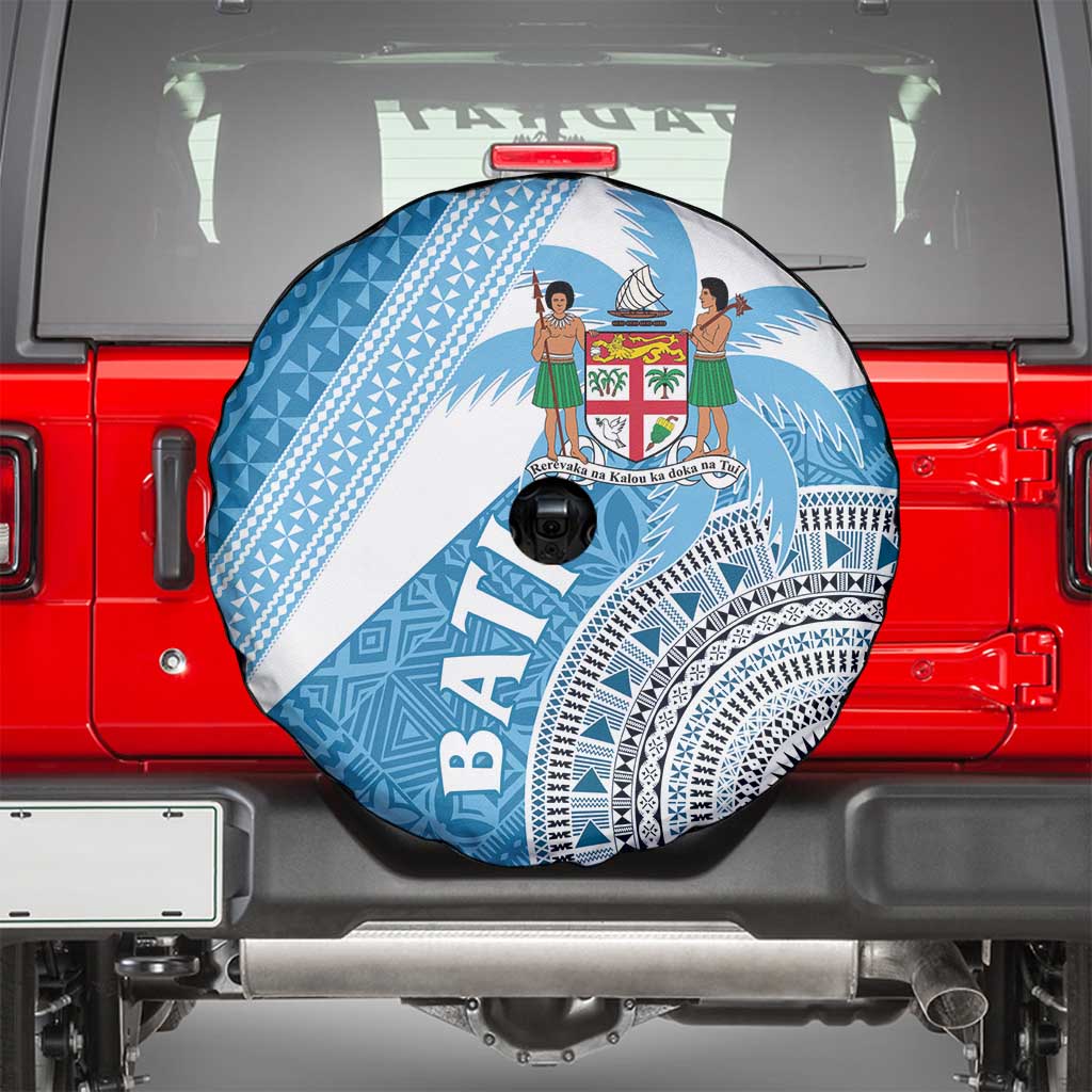 Fiji Rugby Bati Spare Tire Cover Tapa Pattern LT01 - Polynesian Pride