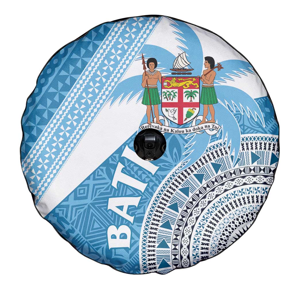 Fiji Rugby Bati Spare Tire Cover Tapa Pattern LT01 - Polynesian Pride