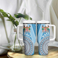 Fiji Rugby Bati Tumbler With Handle Tapa Pattern