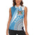 Custom Fiji Rugby Bati Women Sleeveless Polo Shirt Tapa Pattern