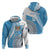 Custom Fiji Rugby Bati Zip Hoodie Tapa Pattern