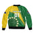 Custom Cook Islands Rugby Kukis Bomber Jacket Circle Stars