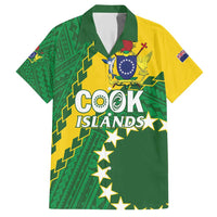 Custom Cook Islands Rugby Kukis Family Matching Short Sleeve Bodycon Dress and Hawaiian Shirt Circle Stars