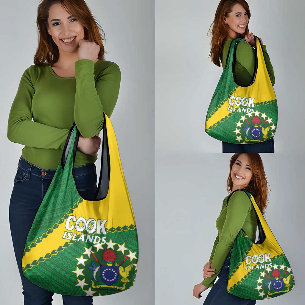 Cook Islands Rugby Kukis Grocery Bag Circle Stars