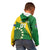 Custom Cook Islands Rugby Kukis Kid Hoodie Circle Stars