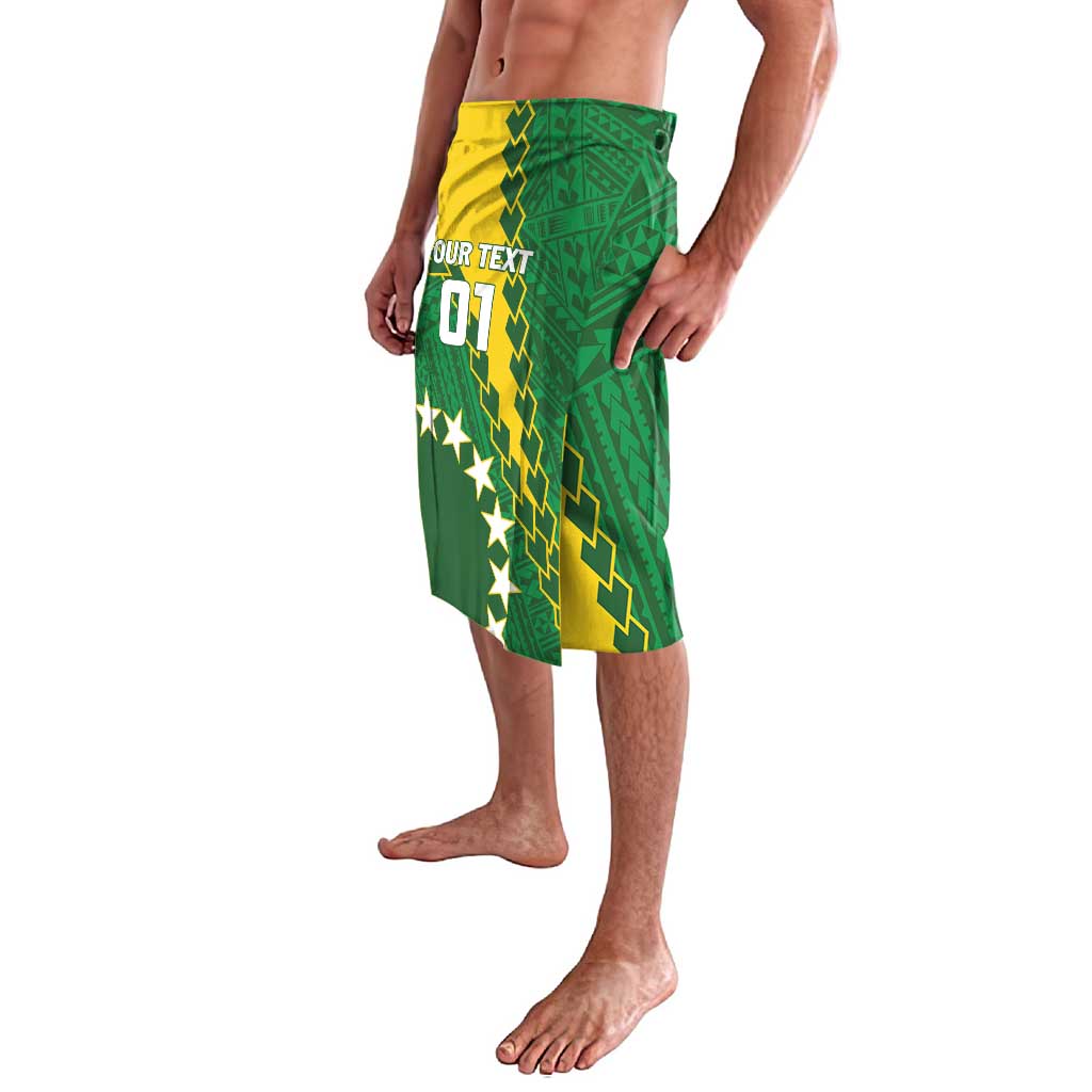 Custom Cook Islands Rugby Kukis Lavalava Circle Stars LT01 - Polynesian Pride