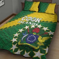Cook Islands Rugby Kukis Quilt Bed Set Circle Stars LT01 - Polynesian Pride