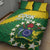 Cook Islands Rugby Kukis Quilt Bed Set Circle Stars