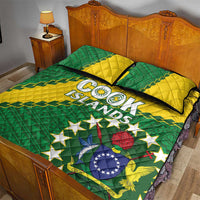 Cook Islands Rugby Kukis Quilt Bed Set Circle Stars LT01 - Polynesian Pride