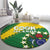 Cook Islands Rugby Kukis Round Carpet Circle Stars