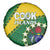 Cook Islands Rugby Kukis Spare Tire Cover Circle Stars