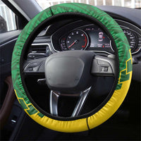 Cook Islands Rugby Kukis Steering Wheel Cover Circle Stars LT01 - Polynesian Pride