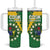 Cook Islands Rugby Kukis Tumbler With Handle Circle Stars